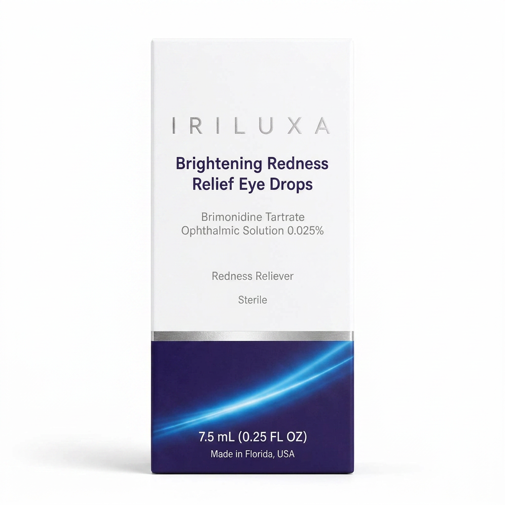 Front face of the IRILUXA carton